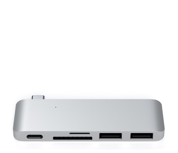Satechi Passthrough Hub (USB-C, 2x USB-A, micro/SD) (silver) - 1209996 - zdjęcie 4