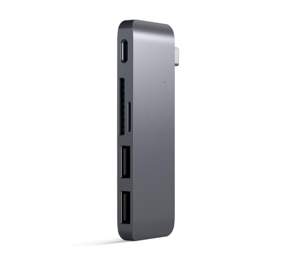Satechi Passthrough Hub (USB-C, 2x USB-A, micro/SD) (space gray) - 1209997 - zdjęcie