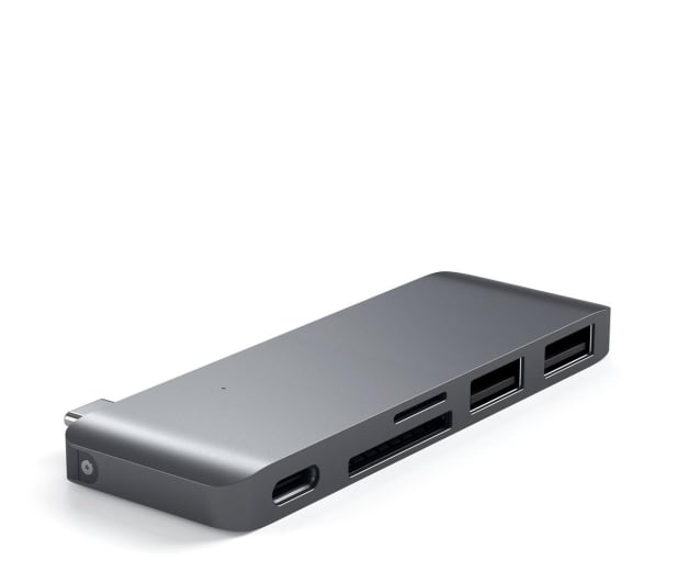 Satechi Passthrough Hub (USB-C, 2x USB-A, micro/SD) (space gray) - 1209997 - zdjęcie 2