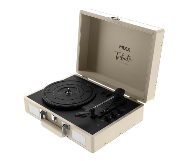 Mixx Audio Tribute Stereo Vinyl Record Player Cream - 1210213 - zdjęcie 2