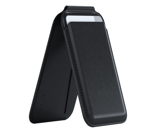 Satechi Vegan-Leather Magnetic Wallet Stand (black) - 1210884 - zdjęcie