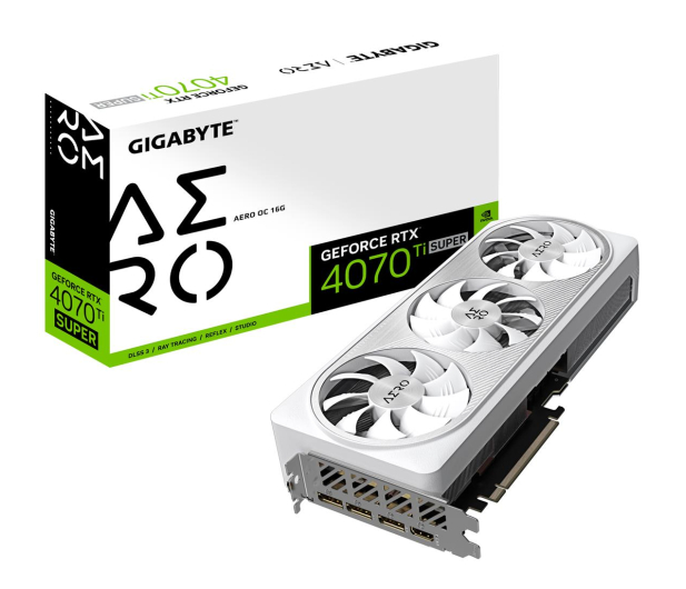 Gigabyte GeForce RTX 4070 Ti SUPER AERO OC 16GB GDDR6X - 1210038 - zdjęcie