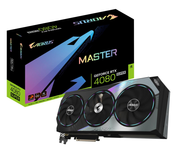 Gigabyte GeForce RTX 4080 SUPER AORUS MASTER 16GB GDDR6X - 1210030 - zdjęcie