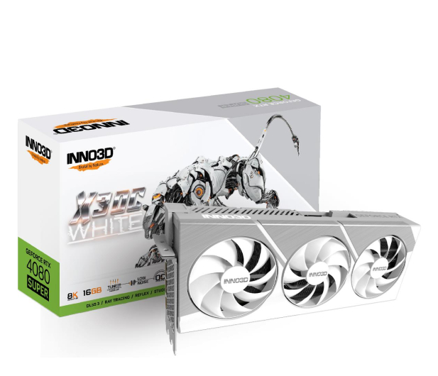 Inno3D GeForce RTX 4080 Super X3 OC White 16GB GDDR6X - 1210178 - zdjęcie
