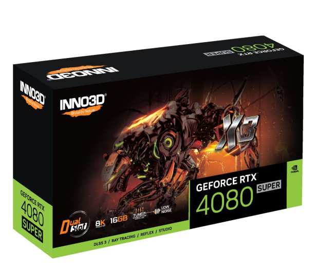 Inno3D GeForce RTX 4080 Super X3 16GB GDDR6X - 1210182 - zdjęcie 2