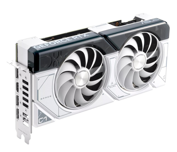 ASUS GeForce RTX 4070 SUPER DUAL OC WHITE 12GB GDDR6X - 1211363 - zdjęcie 2