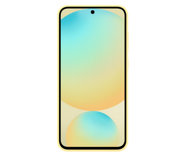 Samsung Silicon Case do Galaxy S24 FE Yellow - 1285913 - zdjęcie 4