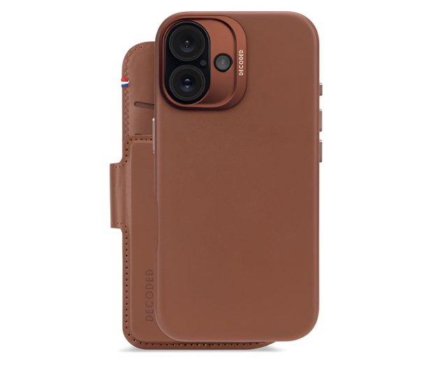 Decoded Leather Detachable Wallet iPhone 16 MagSafe tan - 1284368 - zdjęcie 3