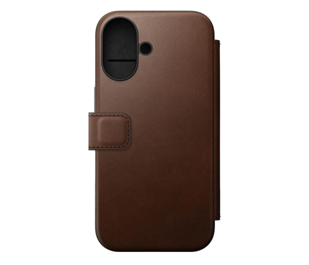 Nomad Modern Leather Folio do iPhone 16 brown - 1288735 - zdjęcie