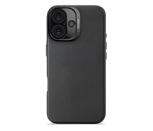 Decoded Leather Backcover iPhone 16 MagSafe black - 1284287 - zdjęcie