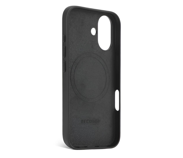Decoded Leather Backcover iPhone 16 MagSafe black - 1284287 - zdjęcie 3