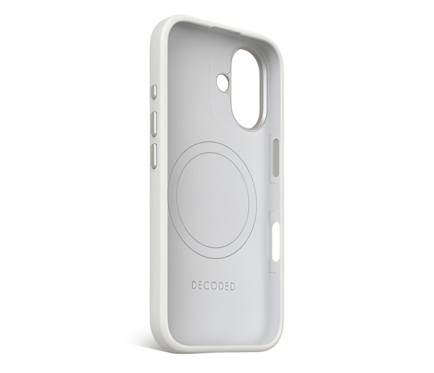 Decoded AntiMicrobial Silicone Backcover iPhone16 MagSafe stone gray - 1284353 - zdjęcie 3