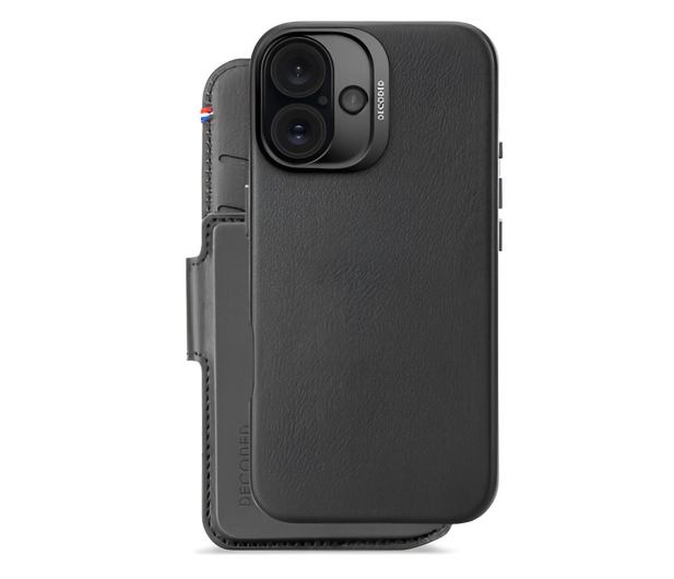 Decoded Leather Detachable Wallet iPhone 16 MagSafe black - 1284366 - zdjęcie 2