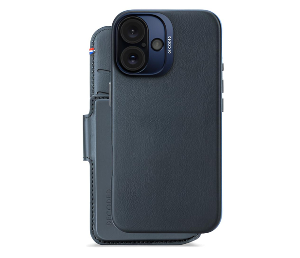 Decoded Leather Detachable Wallet iPhone 16 MagSafe navy - 1284369 - zdjęcie 2