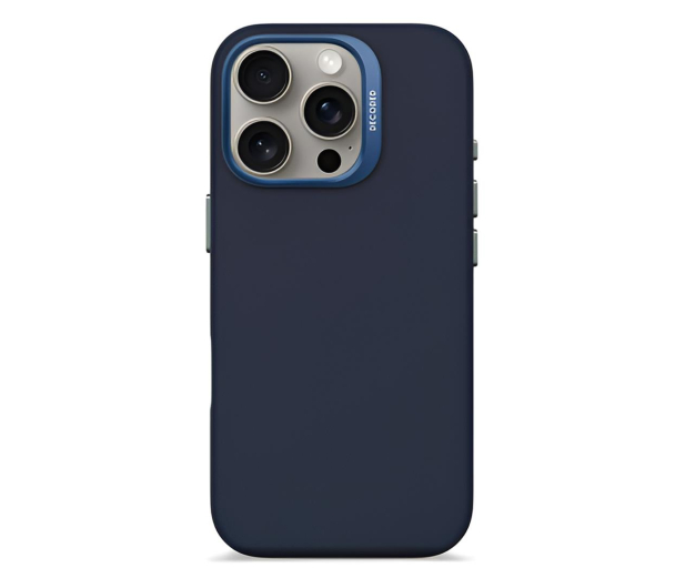 Decoded AntiMicrobial Silicone do iPhone 16 Pro MagSafe blue print - 1284399 - zdjęcie