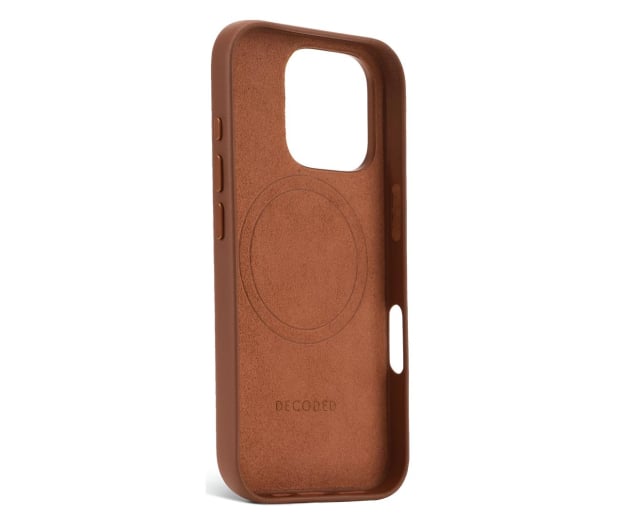 Decoded Leather Backcover iPhone 16 Pro MagSafe tan - 1284645 - zdjęcie