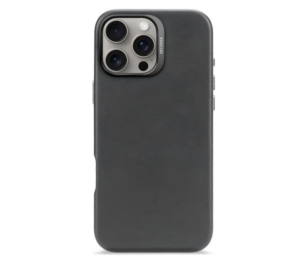 Decoded Leather Backcover iPhone 16 Pro MagSafe black - 1284644 - zdjęcie