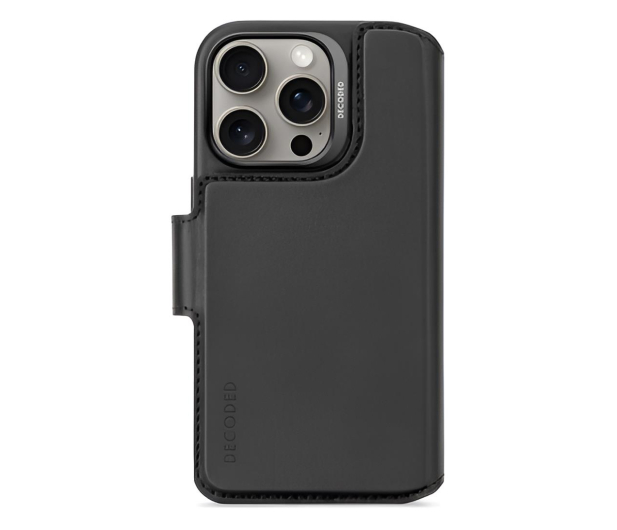Decoded Leather Detachable Wallet iPhone 16 Pro MagSafe black - 1284646 - zdjęcie