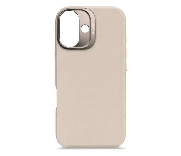 Decoded Leather Backcover do iPhone 16 z MagSafe clay - 1284339 - zdjęcie