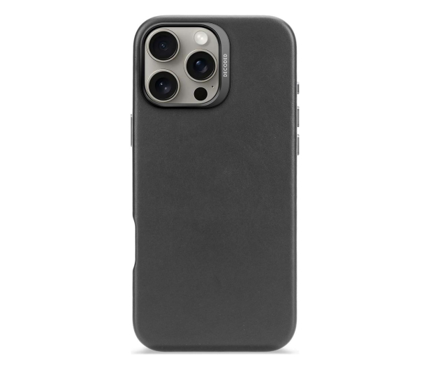 Decoded Leather Backcover do iPhone 16 Pro Max MagSafe black - 1284648 - zdjęcie