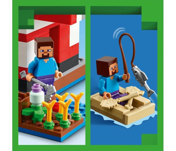 LEGO Minecraft 21270 Dom grzybowej krowy - 1283662 - zdjęcie 7