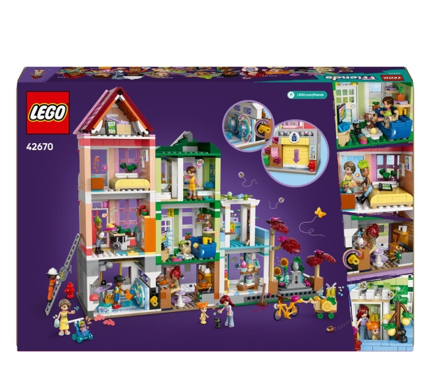 LEGO Friends 42670 Mieszkania i sklepy w mieście Heartlake - 1284222 - zdjęcie 5