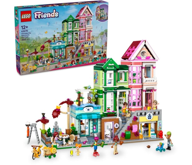 LEGO Friends 42670 Mieszkania i sklepy w mieście Heartlake - 1284222 - zdjęcie 2