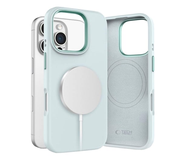 Tech-Protect Silicone Pure Magsafe do iPhone 16 Pro Max sky blue - 1296665 - zdjęcie