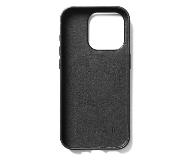 Mujjo FullLeather Case iPhone 15 Pro MagSafe black - 1296426 - zdjęcie 2