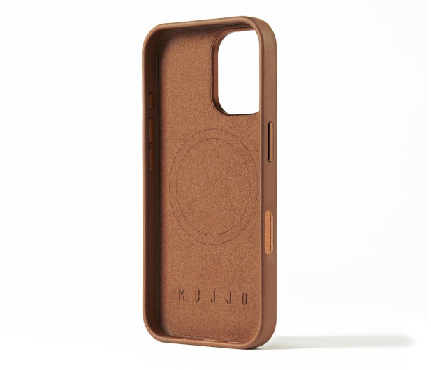 Mujjo FullLeather Case iPhone 16 MagSafe tan - 1296446 - zdjęcie 3