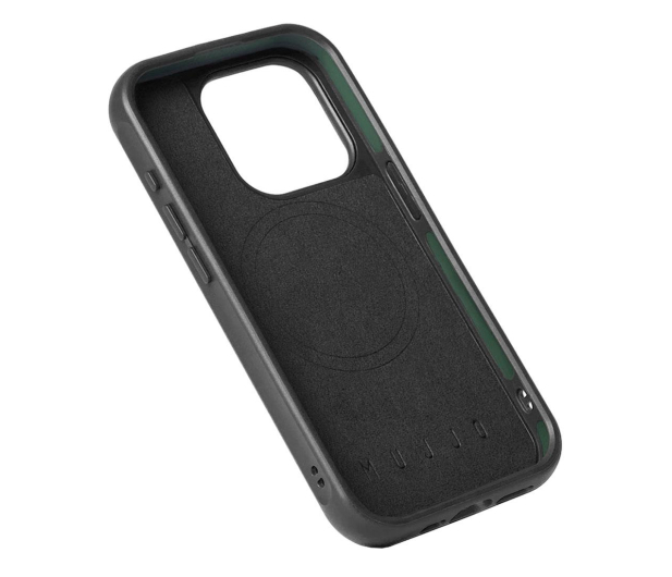 Mujjo Shield Case etui iPhone 15 Pro MagSafe black - 1296441 - zdjęcie 5