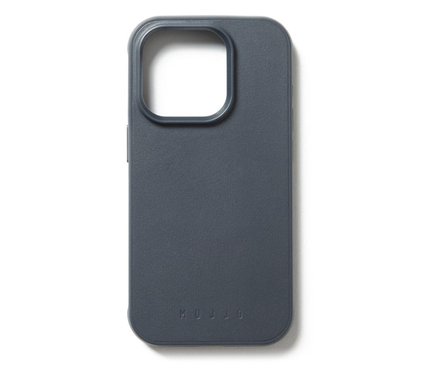 Mujjo Shield Case etui iPhone 15 Pro MagSafe steel blue - 1296442 - zdjęcie