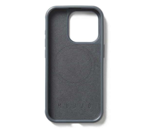 Mujjo Shield Case etui iPhone 15 Pro MagSafe steel blue - 1296442 - zdjęcie 3
