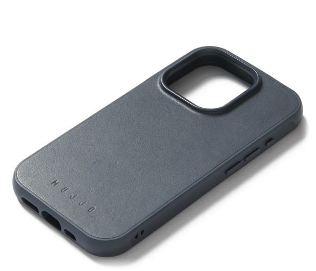 Mujjo Shield Case etui iPhone 15 Pro MagSafe steel blue - 1296442 - zdjęcie 4