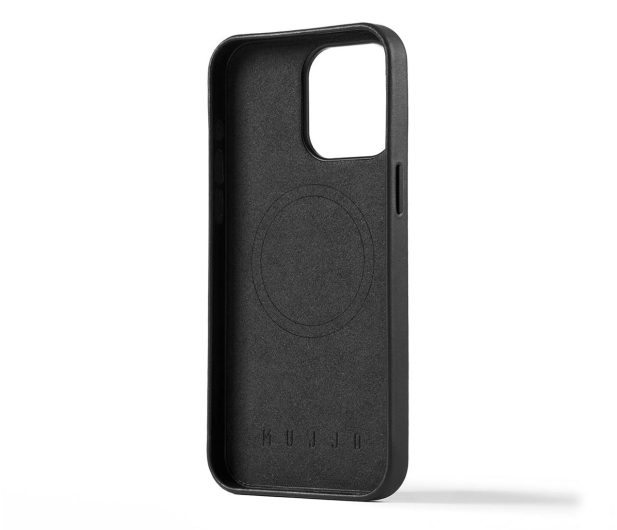 Mujjo FullLeather Case iPhone 15 Pro Max MagSafe black - 1296434 - zdjęcie 3