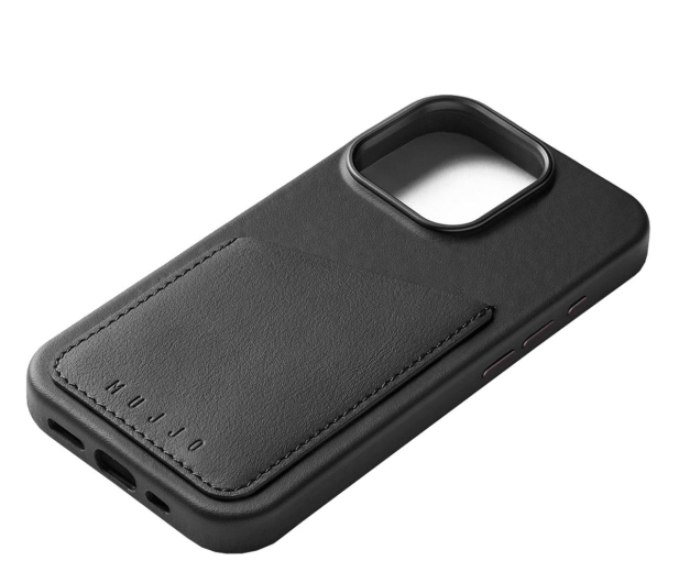 Mujjo WalletLeather Case iPhone 16 Pro MagSafe black - 1296450 - zdjęcie 3