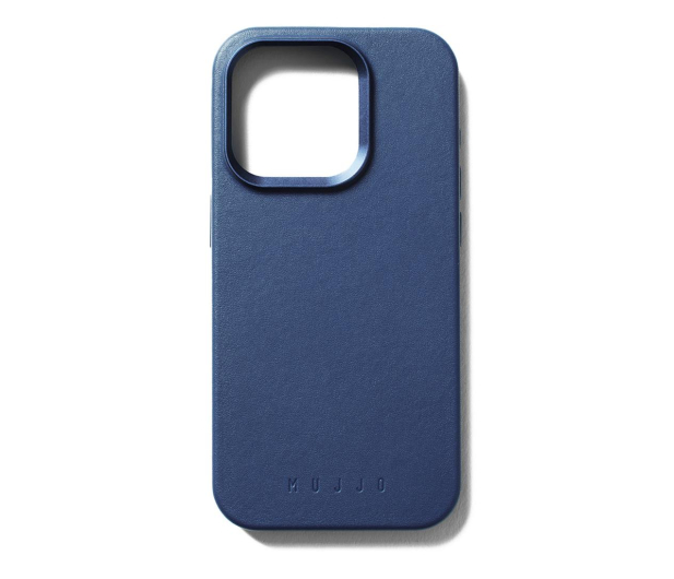 Mujjo FullLeather Case iPhone 15 Pro MagSafe blue - 1296427 - zdjęcie