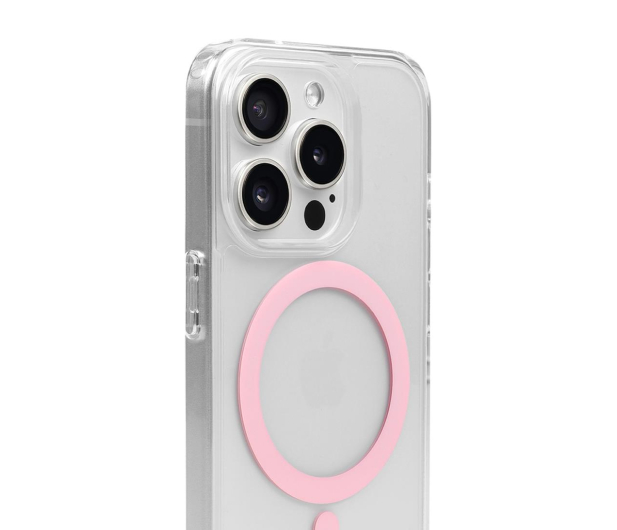 Holdit MagSafe Case iPhone 15 Pro Pink/Transparent - 1221235 - zdjęcie 3