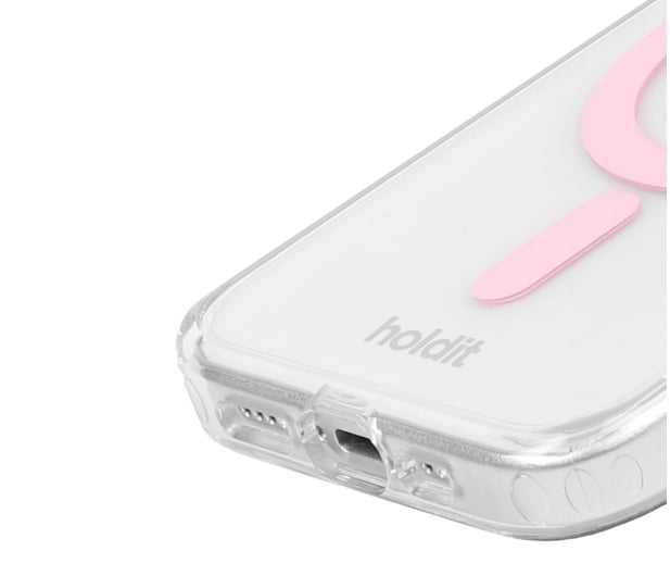 Holdit MagSafe Case iPhone 15 Pro Pink/Transparent - 1221235 - zdjęcie 4