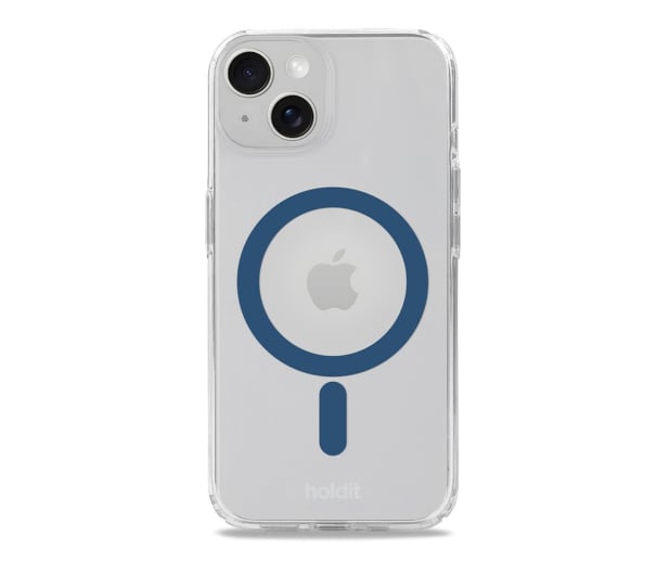 Holdit MagSafe Case iPhone 15/14/13 Denim Blue/Transparent - 1221230 - zdjęcie