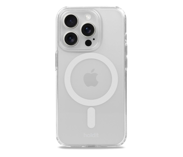 Holdit MagSafe Case iPhone 15 Pro White/Transparent - 1221238 - zdjęcie