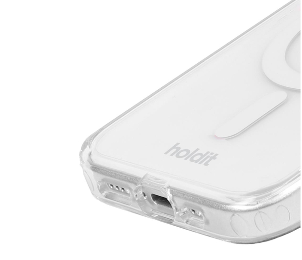 Holdit MagSafe Case iPhone 15/14/13 White/Transparent - 1221237 - zdjęcie 4
