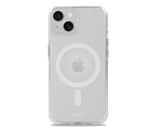 Holdit MagSafe Case iPhone 15/14/13 White/Transparent - 1221237 - zdjęcie