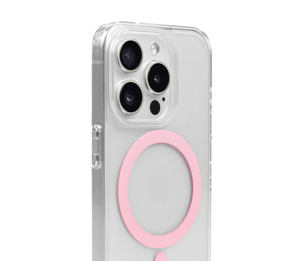 Holdit MagSafe Case iPhone 15 Pro Max Pink/Transparent - 1221236 - zdjęcie 3
