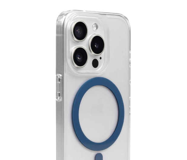 Holdit MagSafe Case iPhone 15 Pro Denim Blue/Transparent - 1221231 - zdjęcie 3