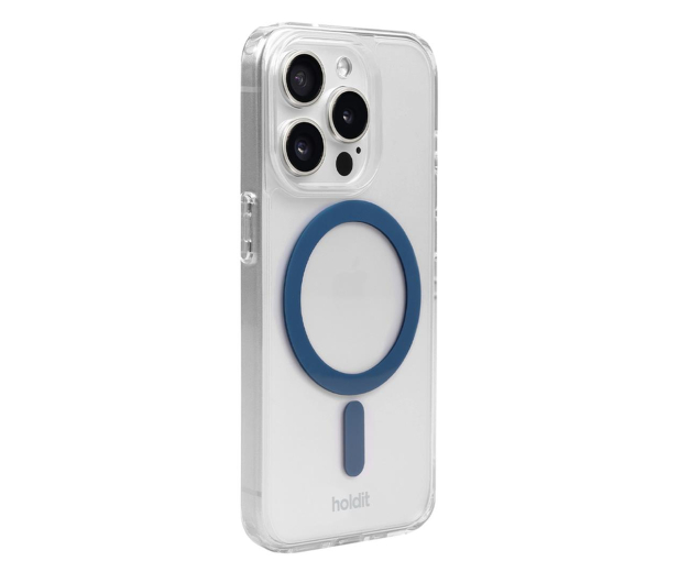 Holdit MagSafe Case iPhone 15 Pro Denim Blue/Transparent - 1221231 - zdjęcie 2
