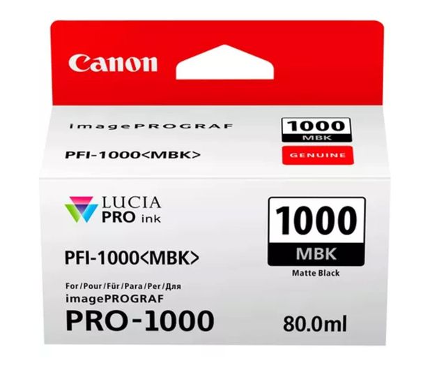 Canon PFI-1000MBK  black matte - 1222299 - zdjęcie 2