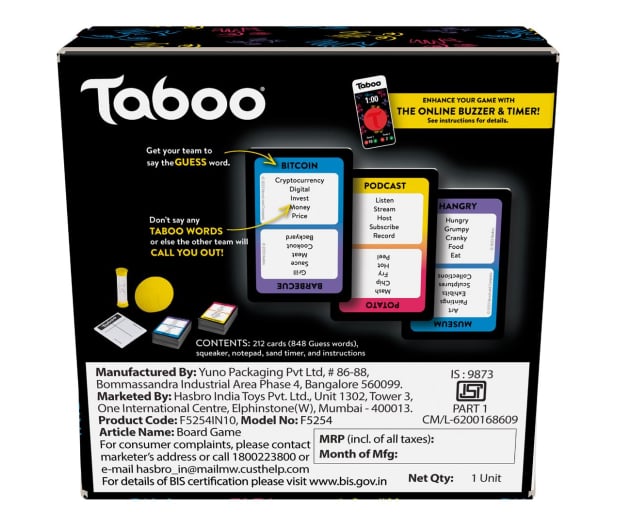 Hasbro Taboo - 1222596 - zdjęcie 6