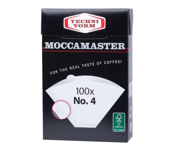 Moccamaster Filtry papierowe nr 4 (100 sztuk) - 1225870 - zdjęcie