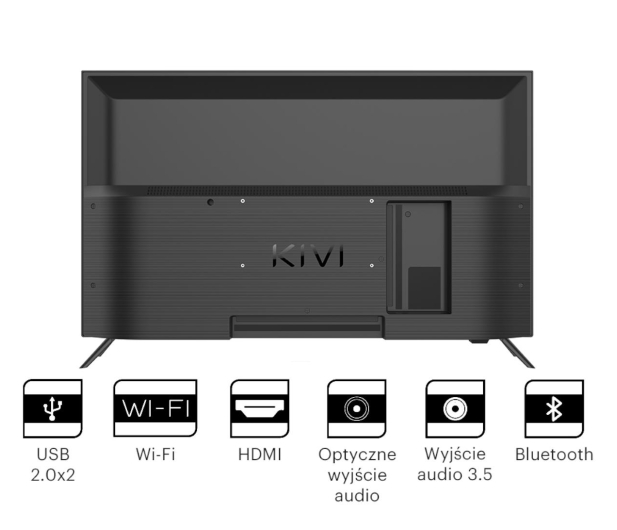 KIVI 32H740NB 32" LED Android TV - 1221606 - zdjęcie 4